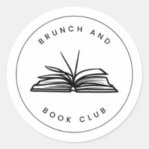Adesivos Brunch e Book Club