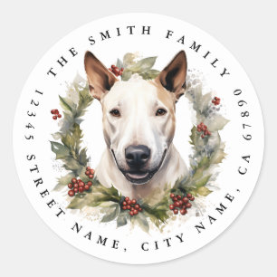 Adesivos Bull Terrier Round
