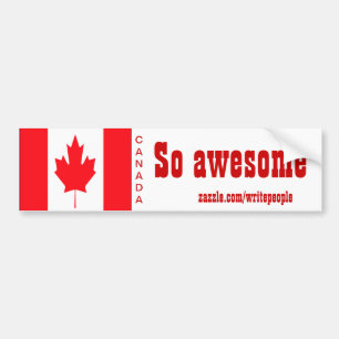 adesivos canadianos para-choques tão incríveis