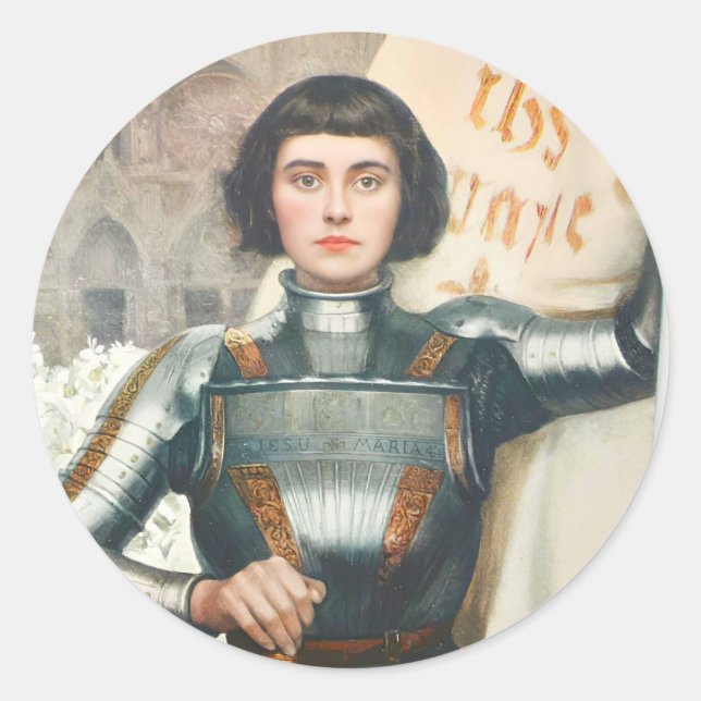 Adesivos Católicos de Sta. Joana D'Arc (Frente)