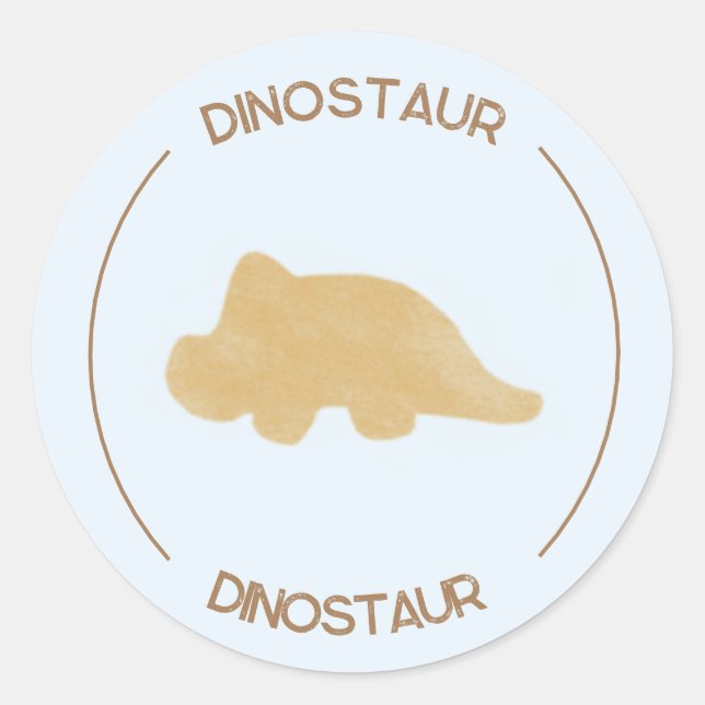 Adesivos clássicos do Dinostaur (Frente)