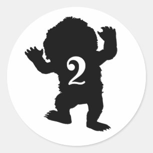 Adesivos Clássicos do Monster Character Party