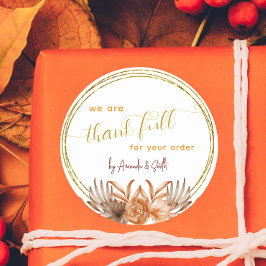 adesivos comerciais brancos de Ação de Graças para