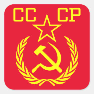Adesivos comunistas da Praça do Esporte CCCP