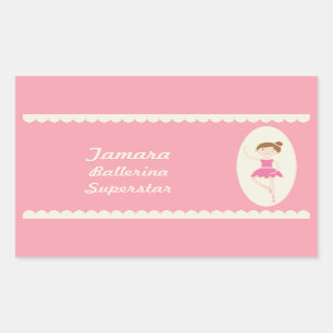 Adesivos cor-de-rosa Ballerina 1