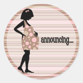 Adesivos cor-de-rosa para bebês