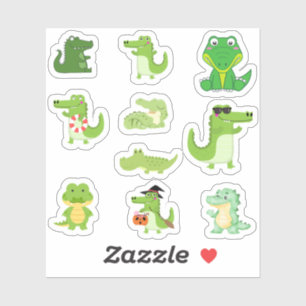 Adesivos Crocodilos Cujos