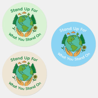 Adesivos Cuide da Terra