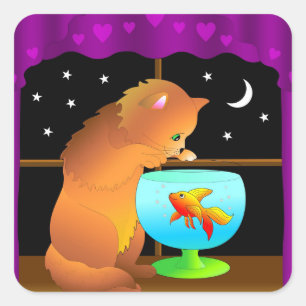 adesivos curiosos para gatos