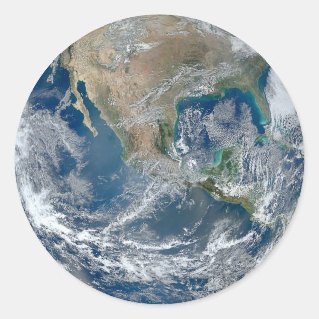 Adesivos da América do Norte no mundo espacial (Frente)