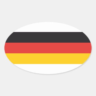 Adesivos da bandeira da Alemanha x20 oval bandeira