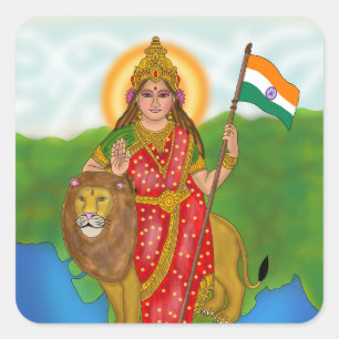 Adesivos da Deusa Bharat Mata