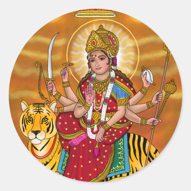 Adesivos da Deusa Durga (Frente)