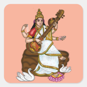 Adesivos da Deusa Saraswati