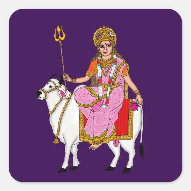 Adesivos da Deusa Shailputri (Frente)