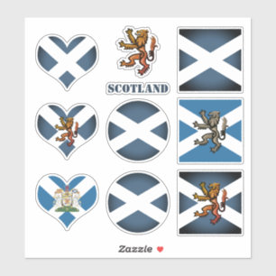 Adesivos da Escócia, Scottish Flag Lion Heart/spor