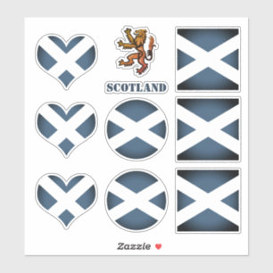 Adesivos da Escócia, Scottish Flag Lion Heart/spor