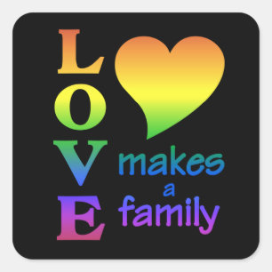 Adesivos da família Rainbow