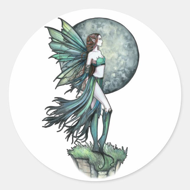 Adesivos da Linda Fada Verde (Frente)