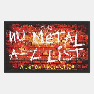 Adesivos da Lista de Nu Metal de A a Z