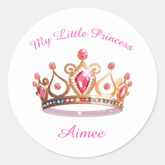 Adesivos da Minha Pequena Princesa (Frente)