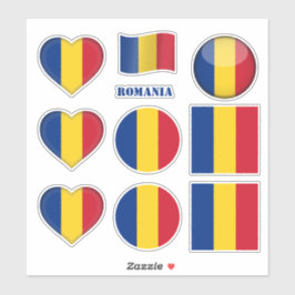 Adesivos da Romênia e Bandeira da Romênia, Coração
