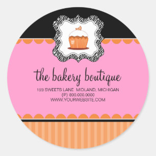 Adesivos das empresas da Bakery Boutique