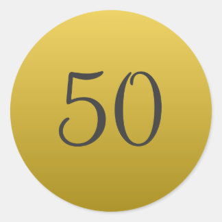 Adesivos de 50º Aniversário de Casamento