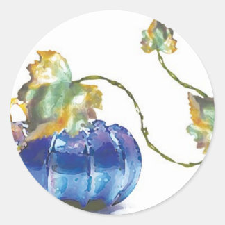 Adesivos de abóbora azuis