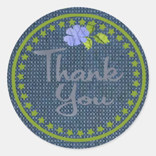 Adesivos de Agradecimento (Frente)