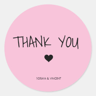 Adesivos de agradecimento