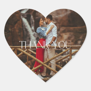 Adesivos de Agradecimento de Casamento com Foto El