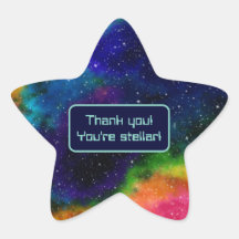 Adesivos de Agradecimento de Casamento de Ficção C