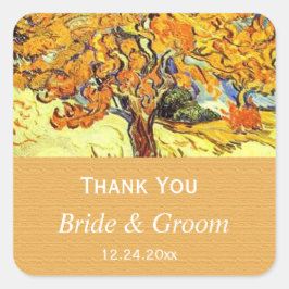 Adesivos de agradecimento de casamento The Mulberr