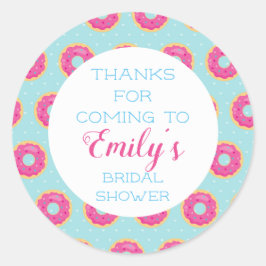 Adesivos de Agradecimento de Festa de Donut