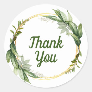 Adesivos de agradecimento para favores ou envelope