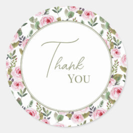 Adesivos de agradecimento para um chá de noiva.