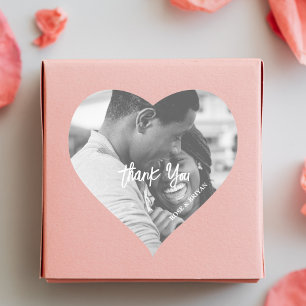 Adesivos de Agradecimento Personalizados para Foto