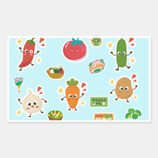 Adesivos de Alimentos Tema Legumes