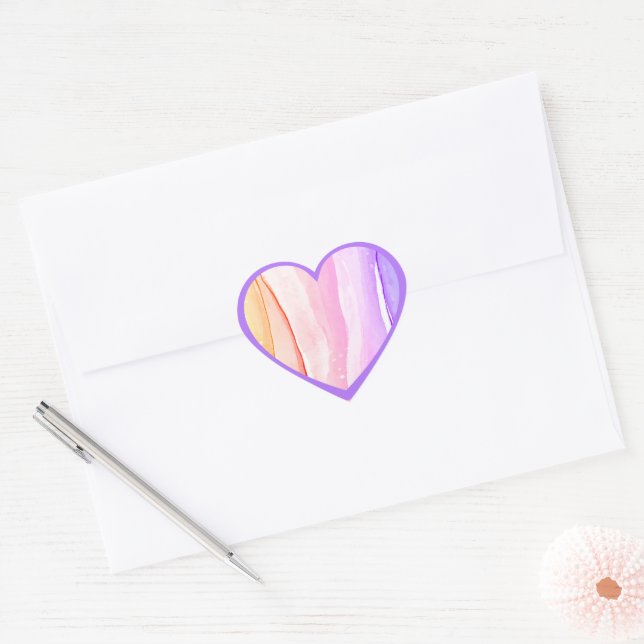 adesivos de amor cardíaco (Envelope)