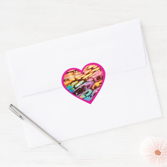adesivos de amor cardíaco (Envelope)
