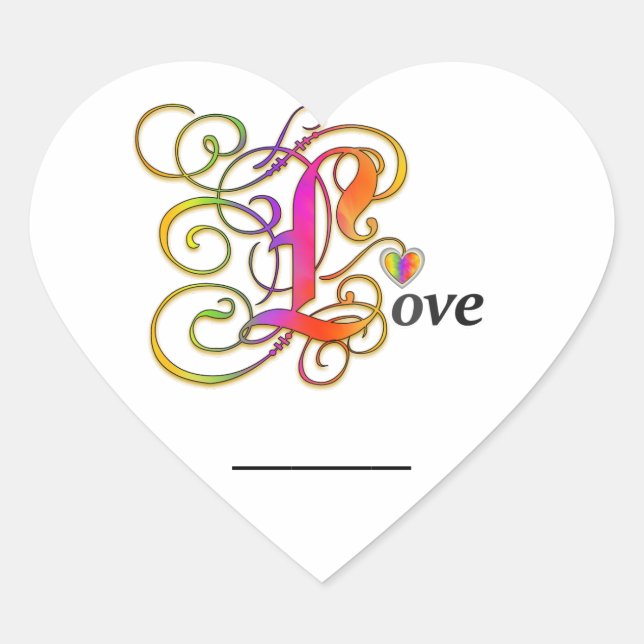 Adesivos de Amor com Seu Nome ou Mensagem (Frente)