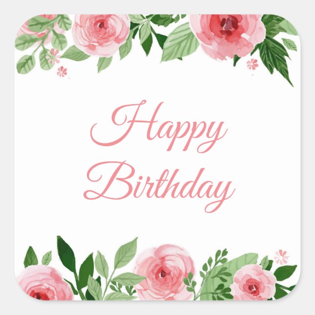 Adesivos de Aniversário (Frente)