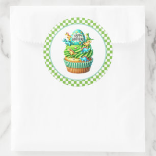 Adesivos de Aniversário de Cupcake