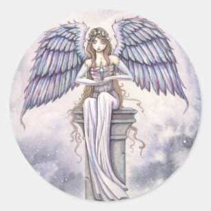Adesivos de Anjo por Molly Harrison Arte Fantasia