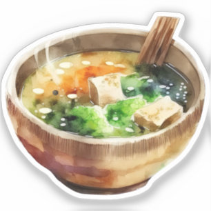 Adesivos de Arte de Sopa Coreana Miniatura