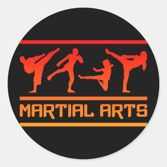 Adesivos de Artes Marciais (Frente)