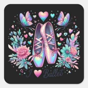 Adesivos de Ballet Bailarina