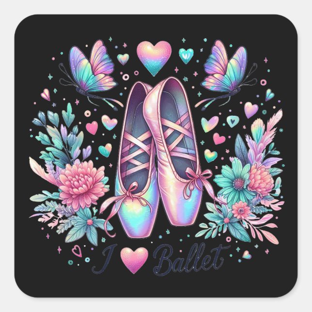 Adesivos de Ballet Bailarina (Frente)
