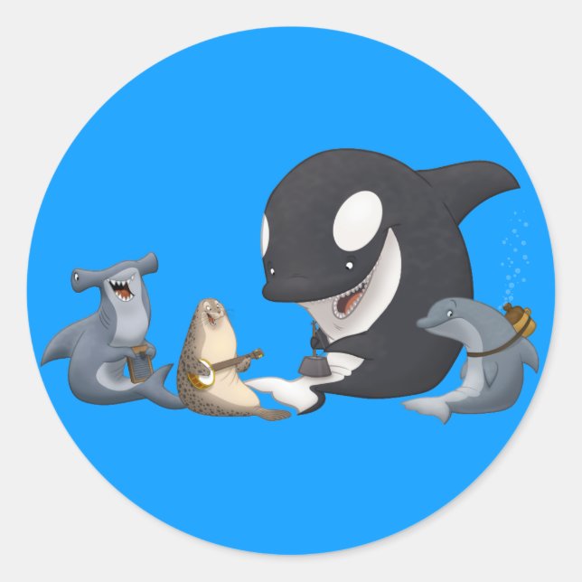 Adesivos de Banda de Jug Oceânico (Frente)